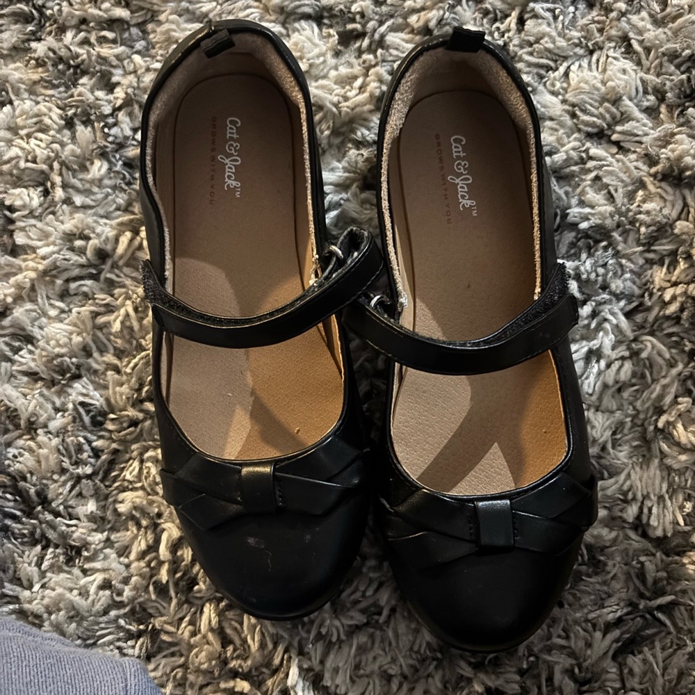 Cat & Jack Black Dress Shoes for Kids
